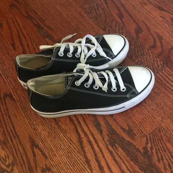 Converse Black and White Sneakers - Picture 3 of 5